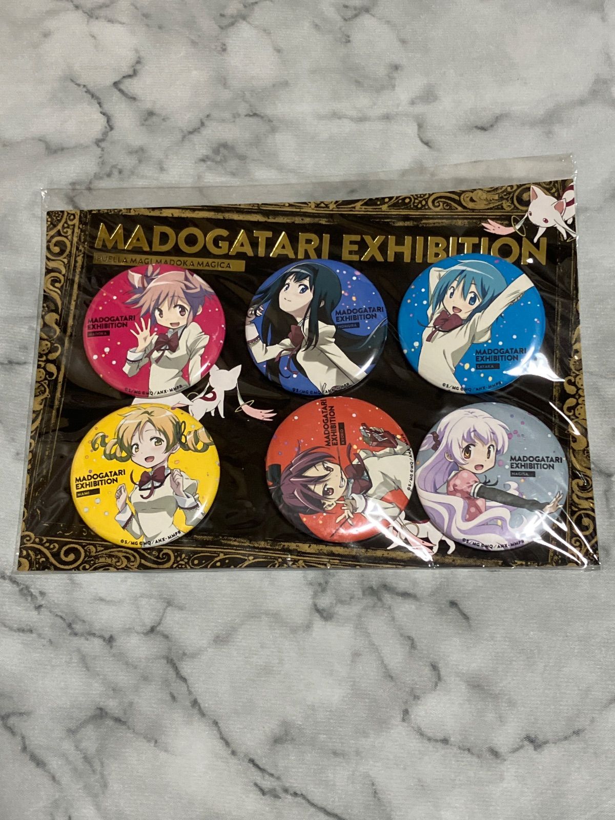 魔法少女まどかマギカ 缶バッジセット MADOGATARI展 まどマギ 鹿目