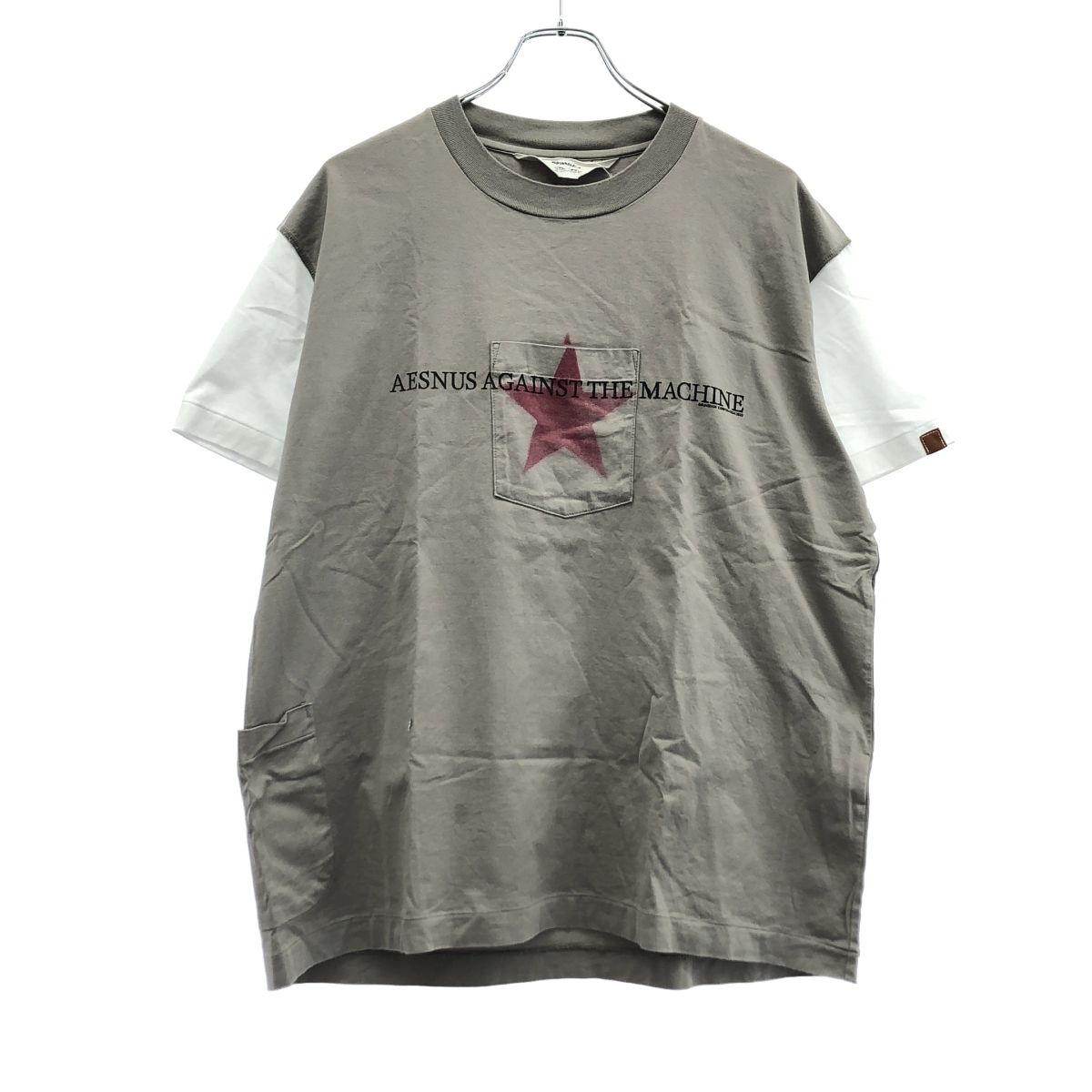 SUNSEA サンシー 22SS FRAGILEスウェットプルオーバー 22S09 グレー 2 