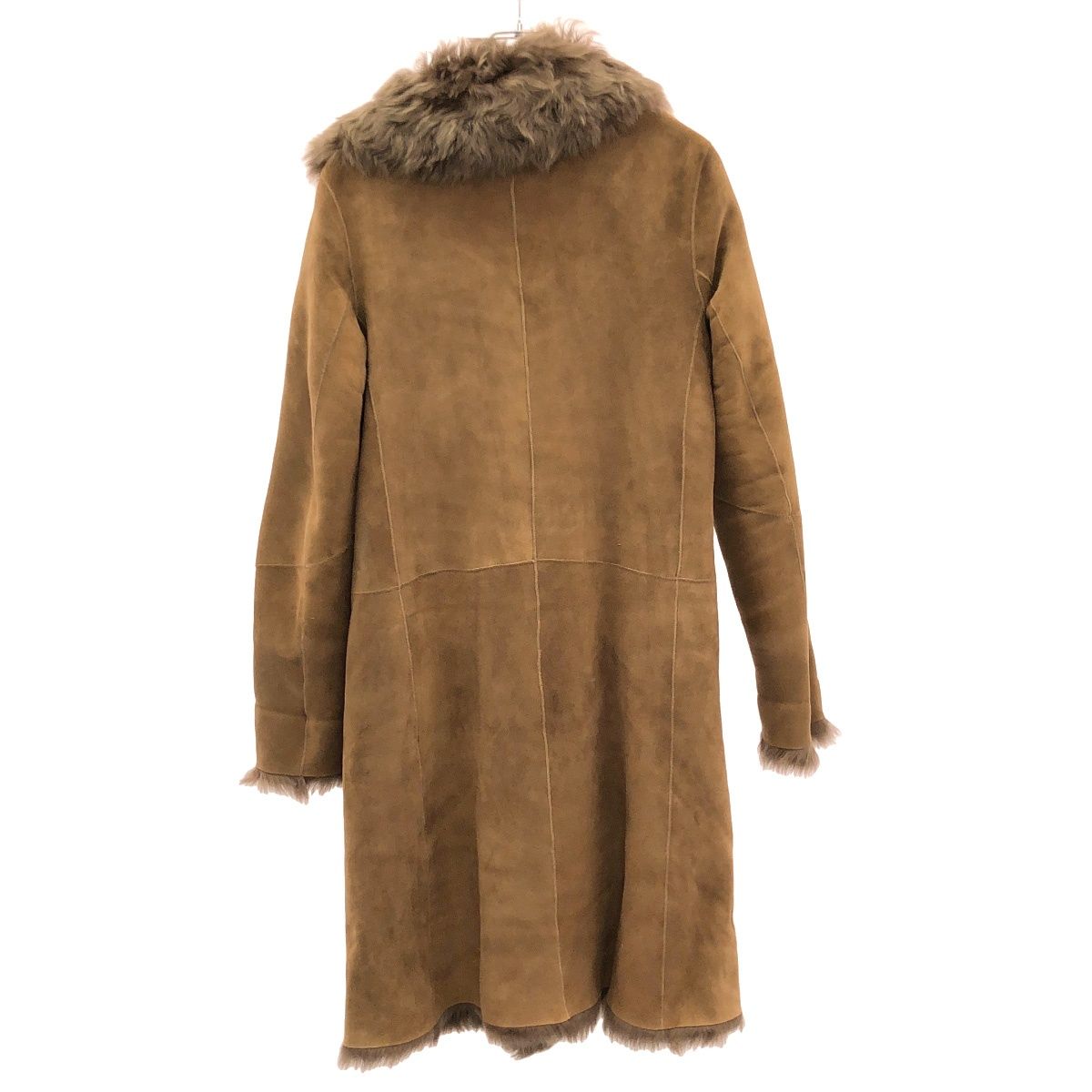 GUSHLOW&COLE ガシュロウ＆コール ラムムートンファーコート ブラウン