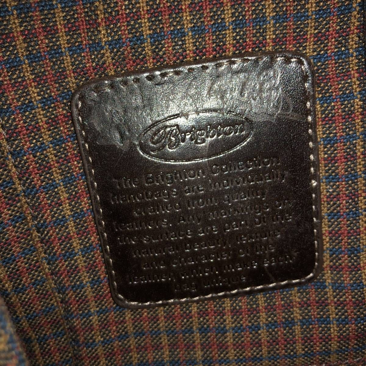 古着 ブライトン BRIGHTON チェック柄 ショルダーバッグ/gaa006454  