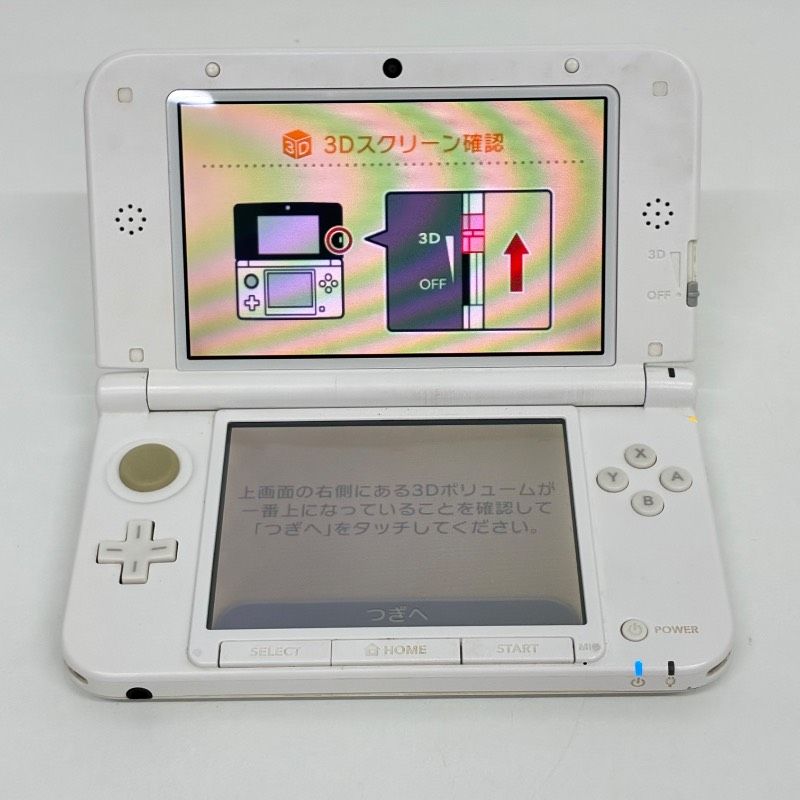 初期化済/動作品】 Nintendo 3DS LL White SPR-001 任天堂