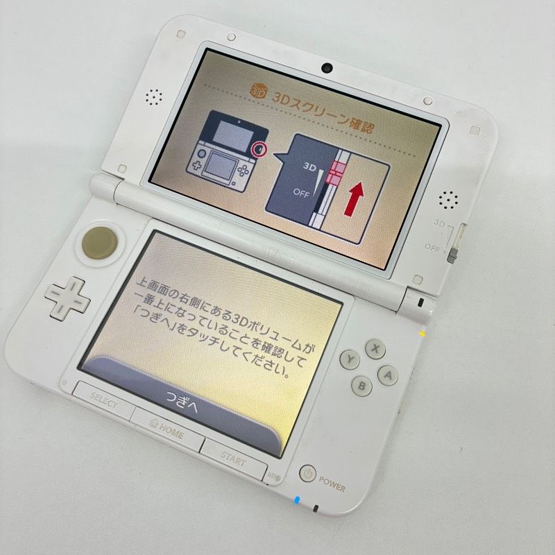 初期化済/動作品】 Nintendo 3DS LL White SPR-001 任天堂