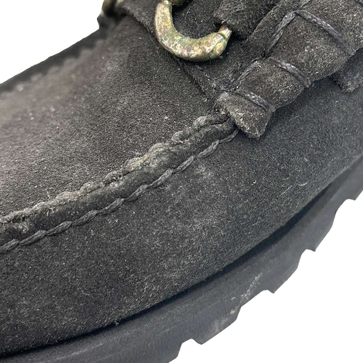 paraboot パラブーツ CORAUX MORS スウェードレザーローファー 0223 ブラック 6 1/2 paraboot パラブーツ CORAUX MORS スウェードレザーローファー 0223