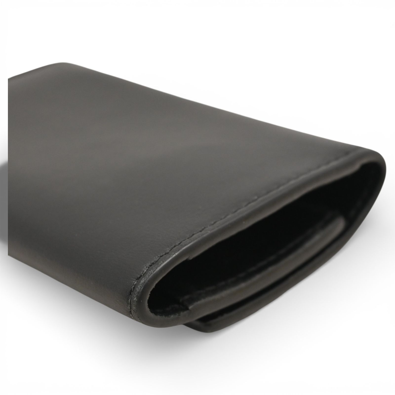 グッチ GGマーモント 6連 レザー キーケース ブラック シルバー金具 B