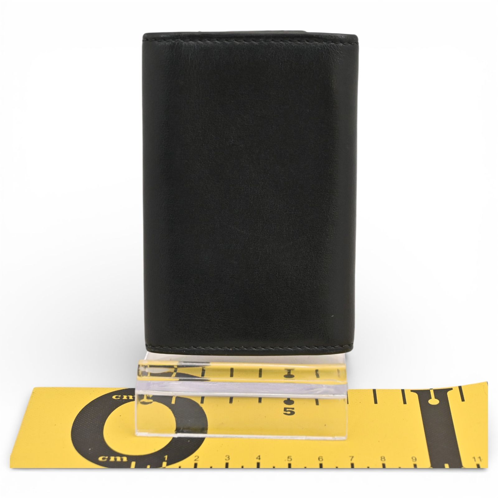 グッチ GGマーモント 6連 レザー キーケース ブラック シルバー金具 B