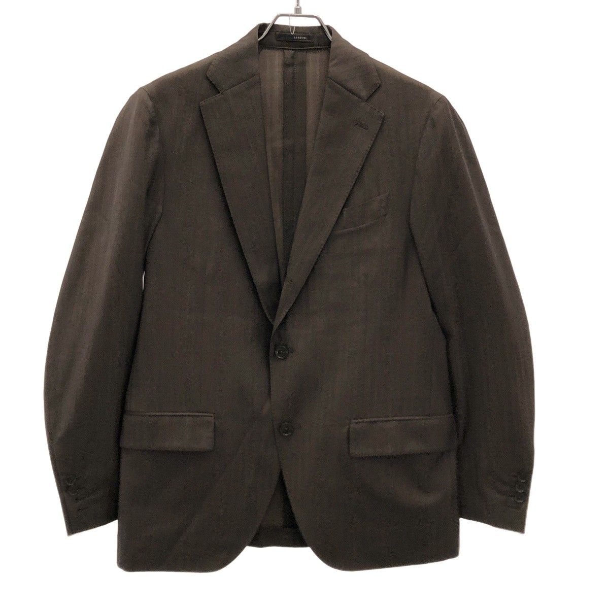 LARDINI ラルディーニ シャドウストライプウールセットアップスーツ