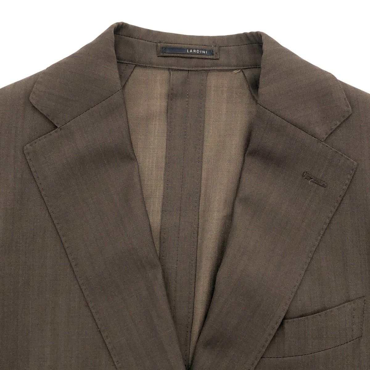 LARDINI ラルディーニ シャドウストライプウールセットアップスーツ