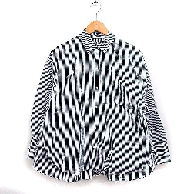 NOLLEY'S ストライプ長袖シャツ 38 ノーリーズ Nolley's sophi