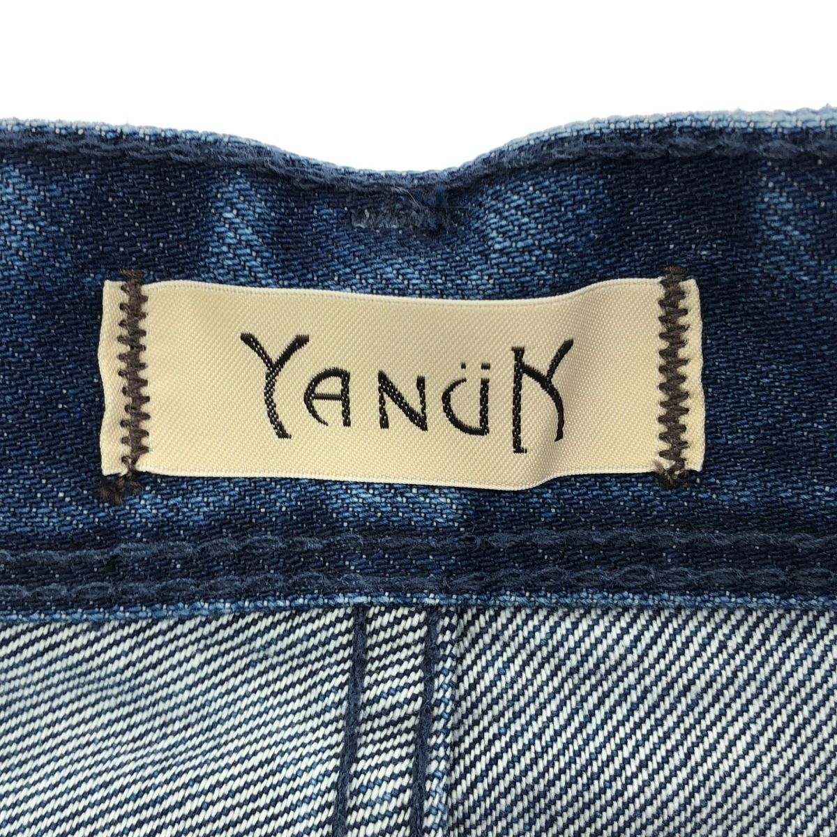 YANUK ヤヌーク 金子綾コラボ ハイライズスリムテーパード デニムパンツ 57183507 インディゴブルー 26