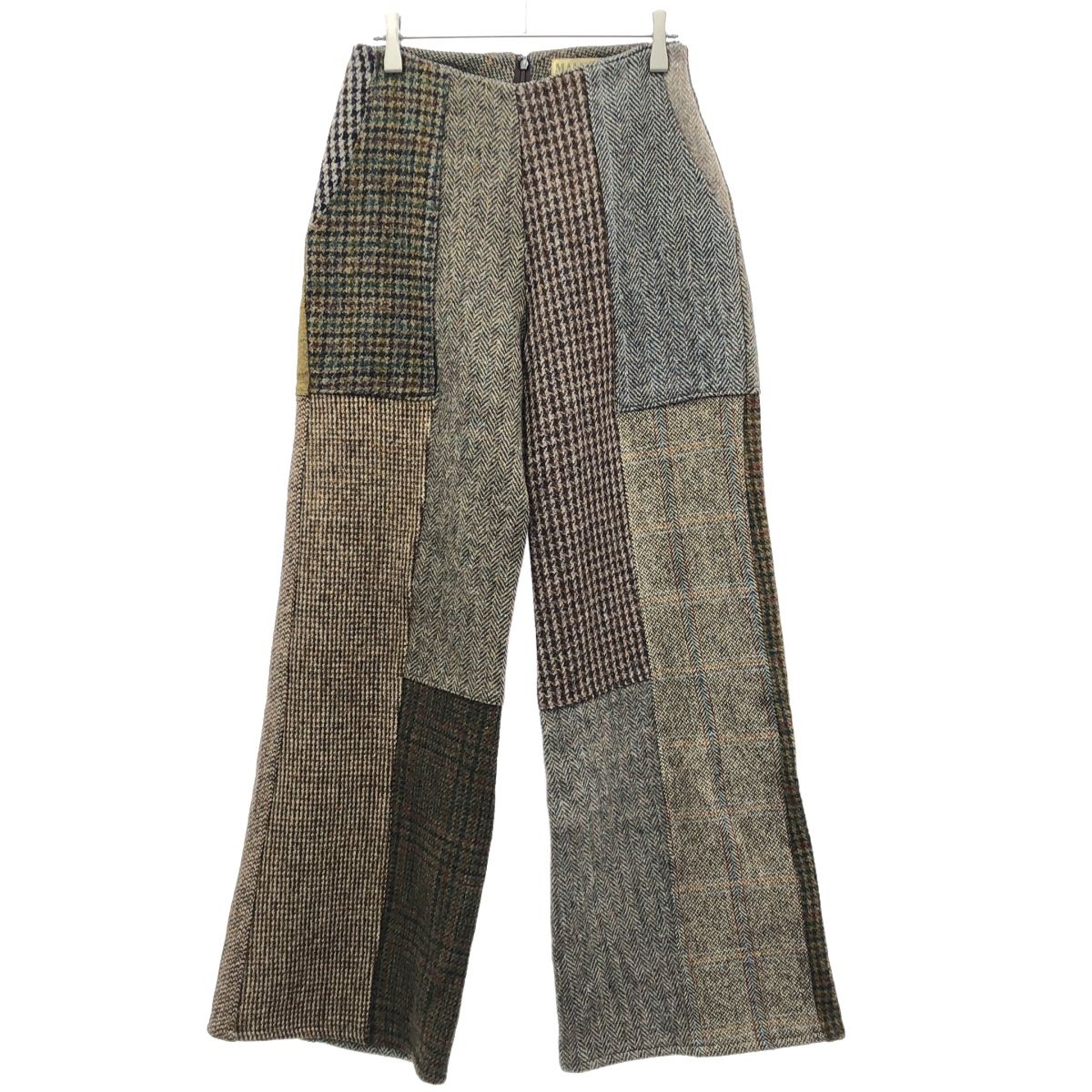 MALION vintage マリオンヴィンテージ リメイク ニット パンツ MALION vintage マリオンヴィンテージ パッチワークツイードワイド