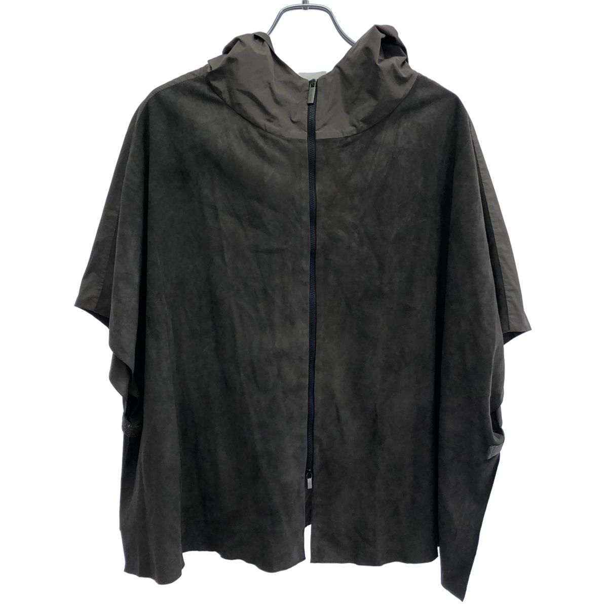 FABIANA FILIPPI ファビアナフィリッピ ナイロンレザーポンチョ