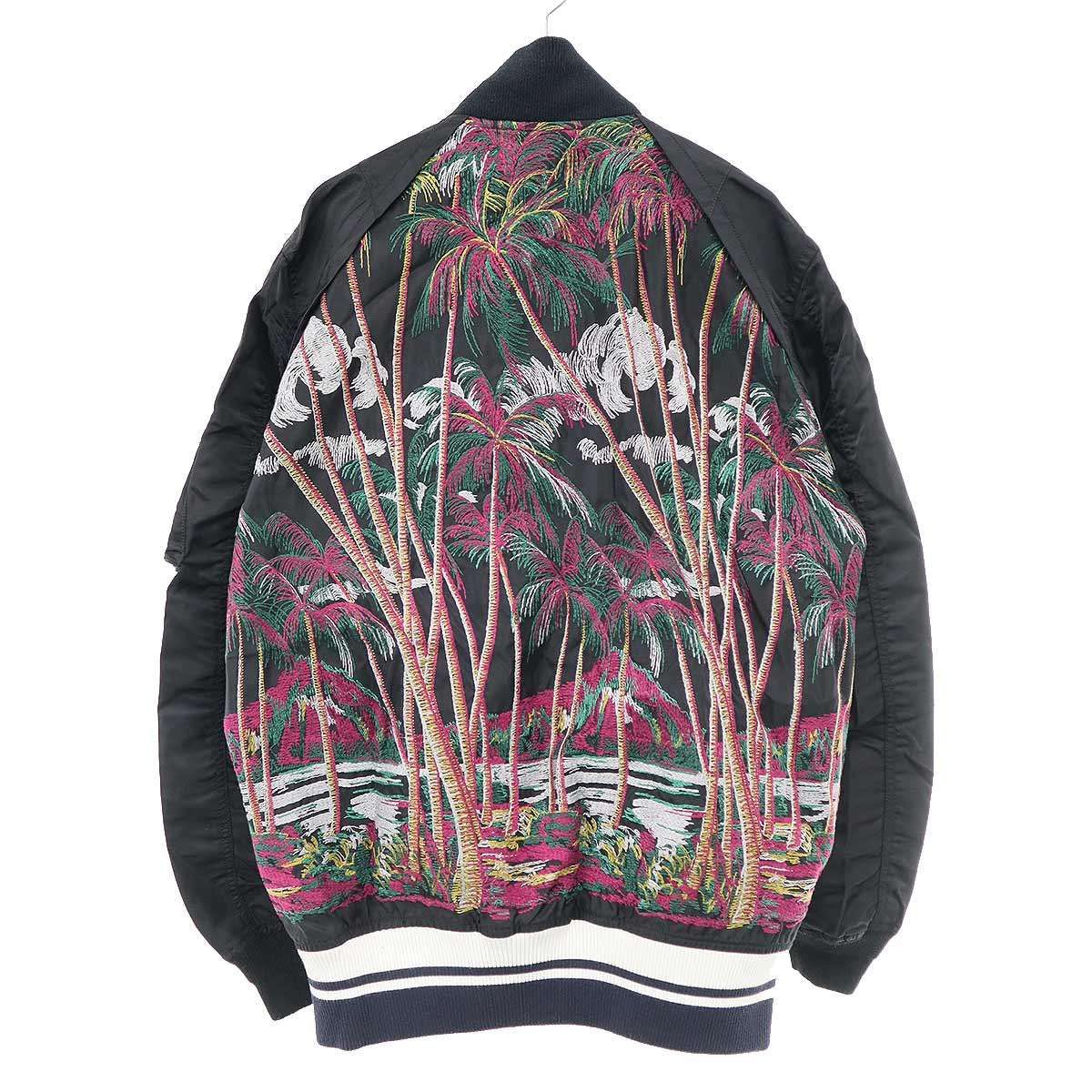 sacai×Sun Surf サカイ×サンサーフ 20SS MA-1 エンブロイダリー