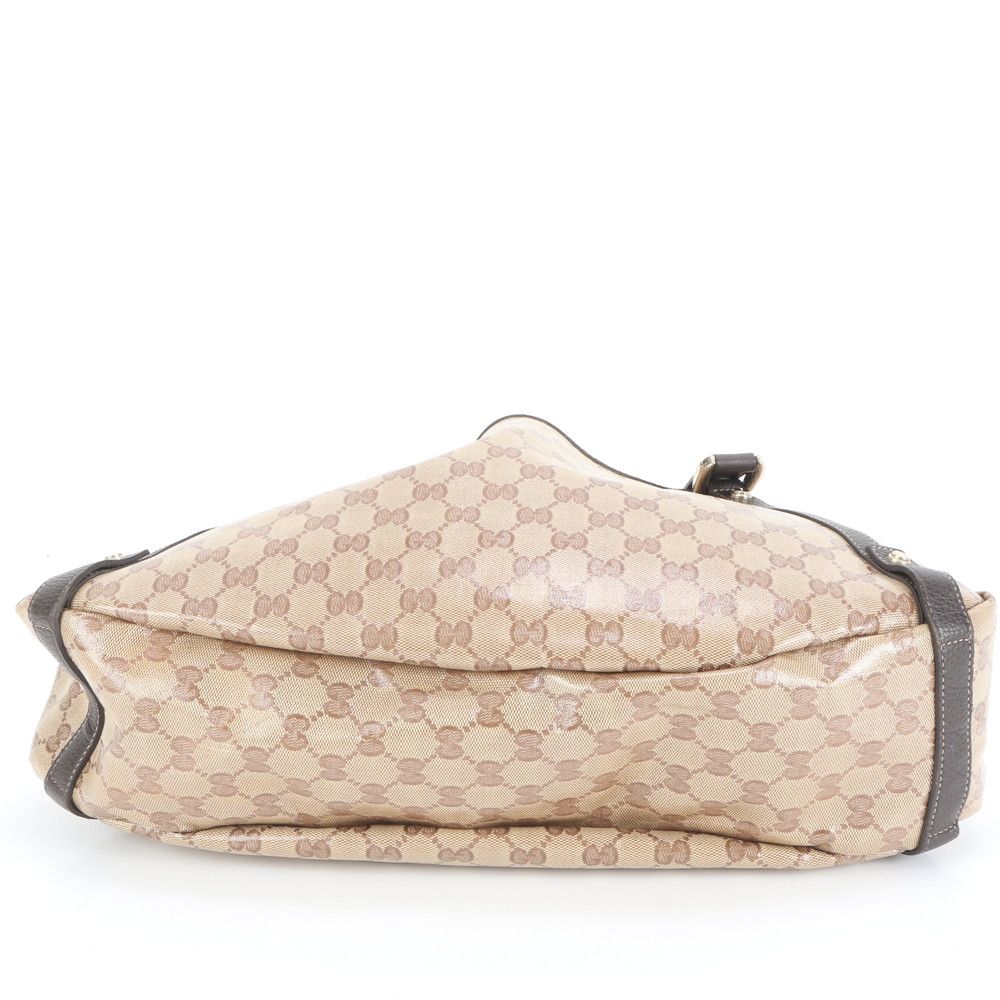 美品 グッチ GGクリスタル アビー 293578 レザー トート バッグ 肩掛け