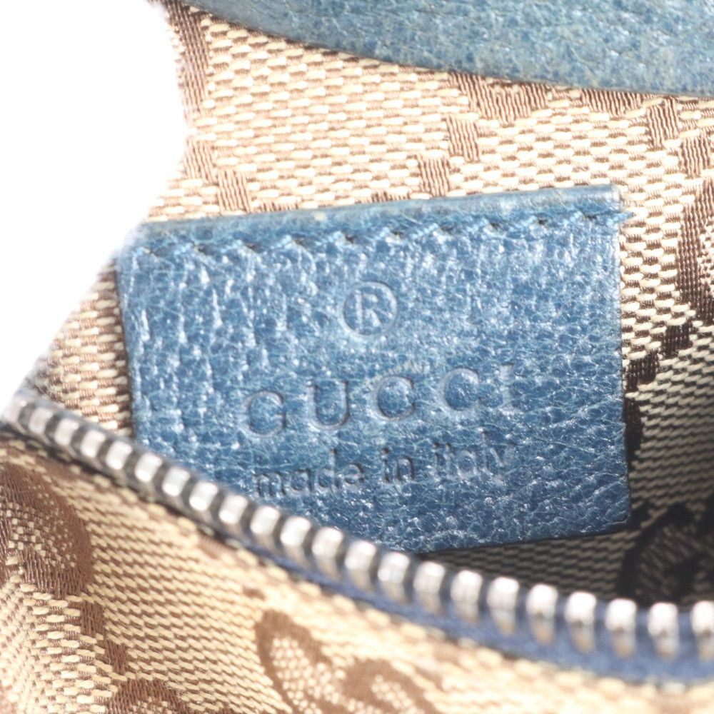 極美品 グッチ GGキャンバス シェリー ライン 28566 レザー 2WAY