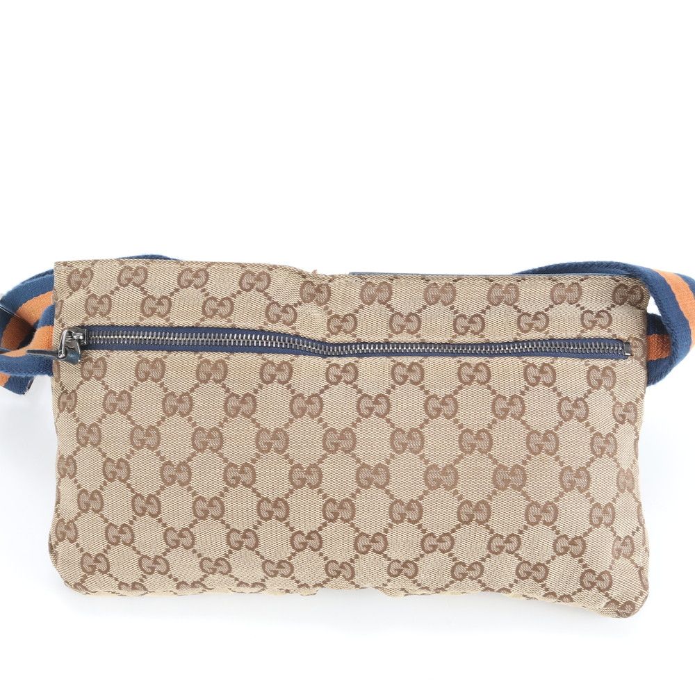 極美品 グッチ GGキャンバス シェリー ライン 28566 レザー 2WAY