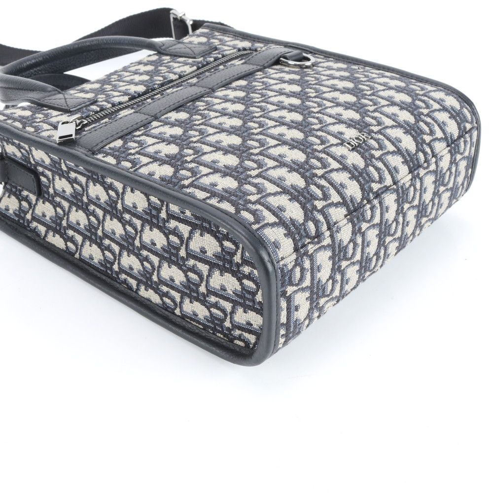 ディオール サファリ オブリーク キャンバス×レザーショルダーバッグ