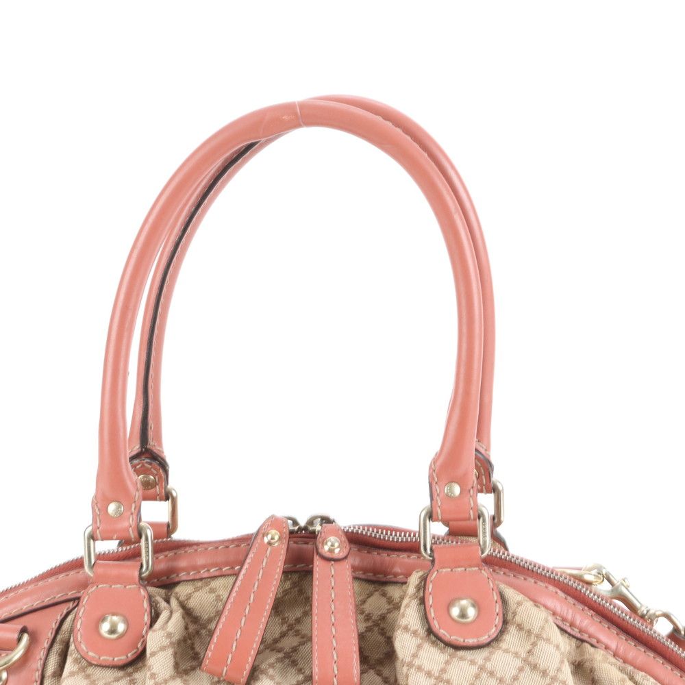 美品 グッチ ディアマンテ スーキー 223974 レザー 2WAY ショルダー