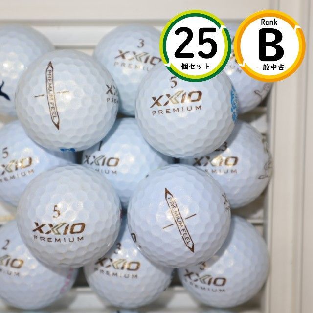 25個 2022年モデル ゼクシオ プレミアム Bランク ホワイト ダンロップ