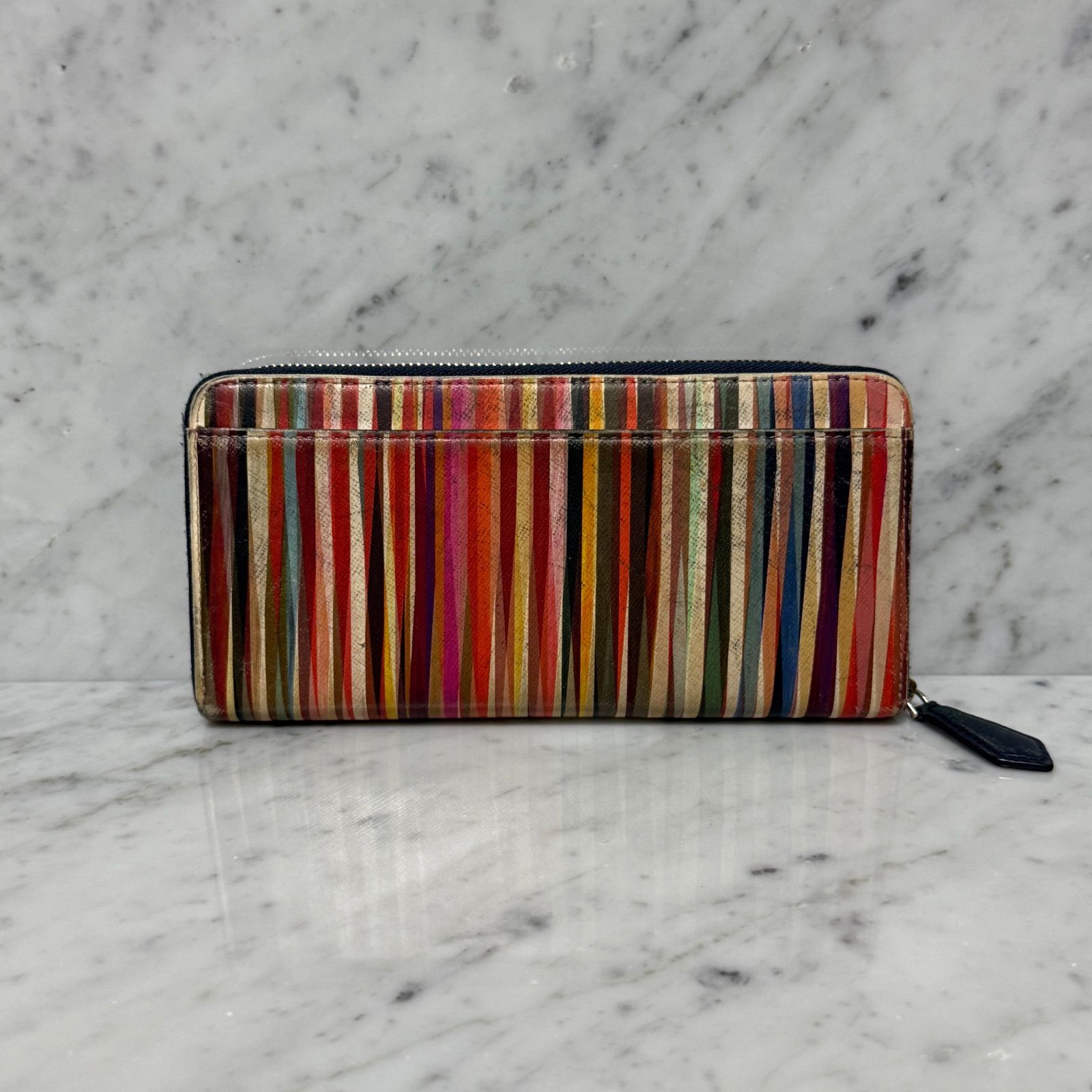 ポールスミス 財布 Paul smith マルチストライプ Paul Smith ポールスミス 長財布 マルチカラー ストライプ レインボー