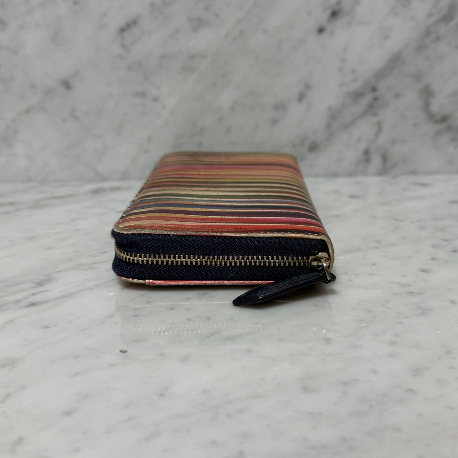 Paul Smith ポールスミス 長財布 マルチカラー ストライプ レインボー