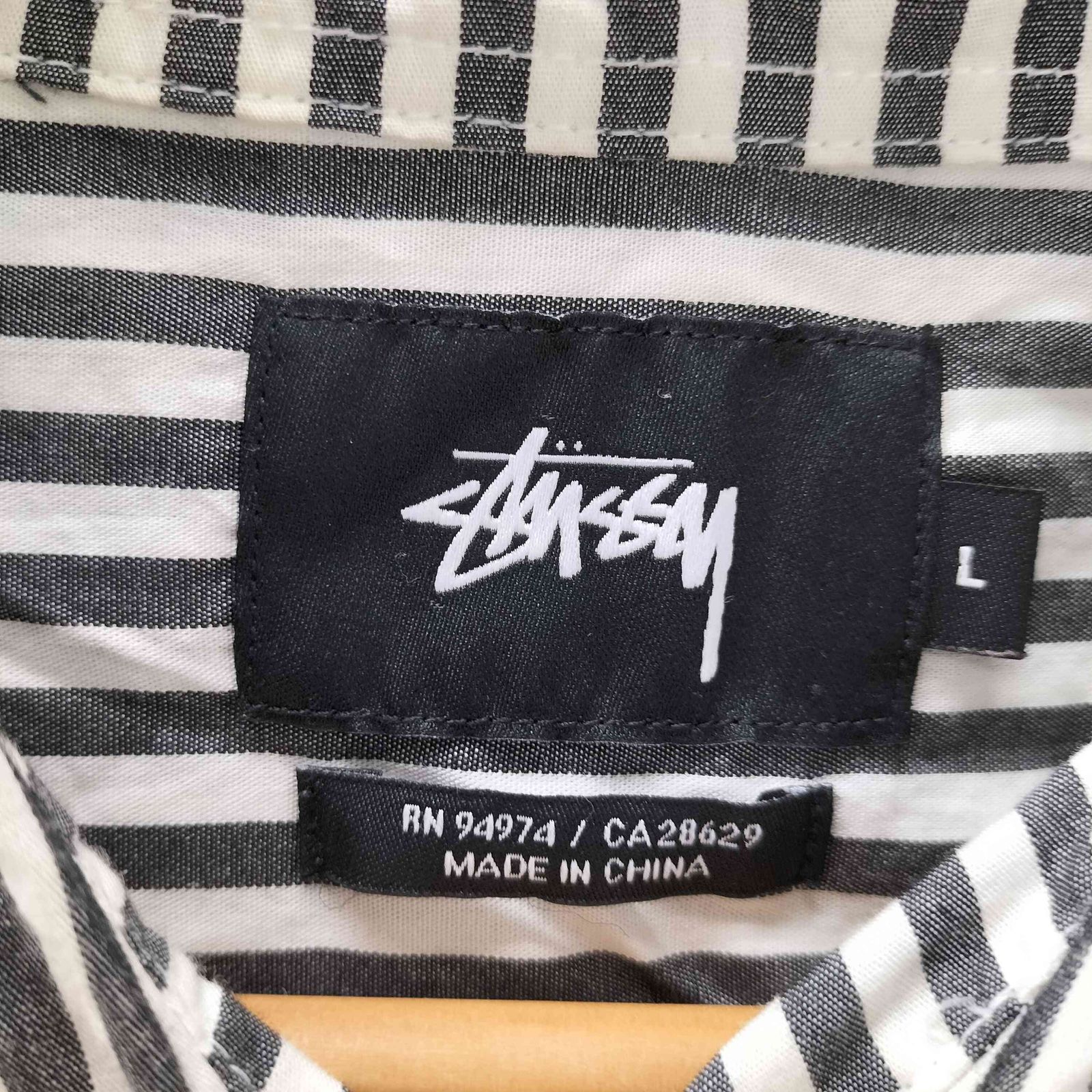 ステューシー Stussy センターバイカラー ボタンダウン マルチ