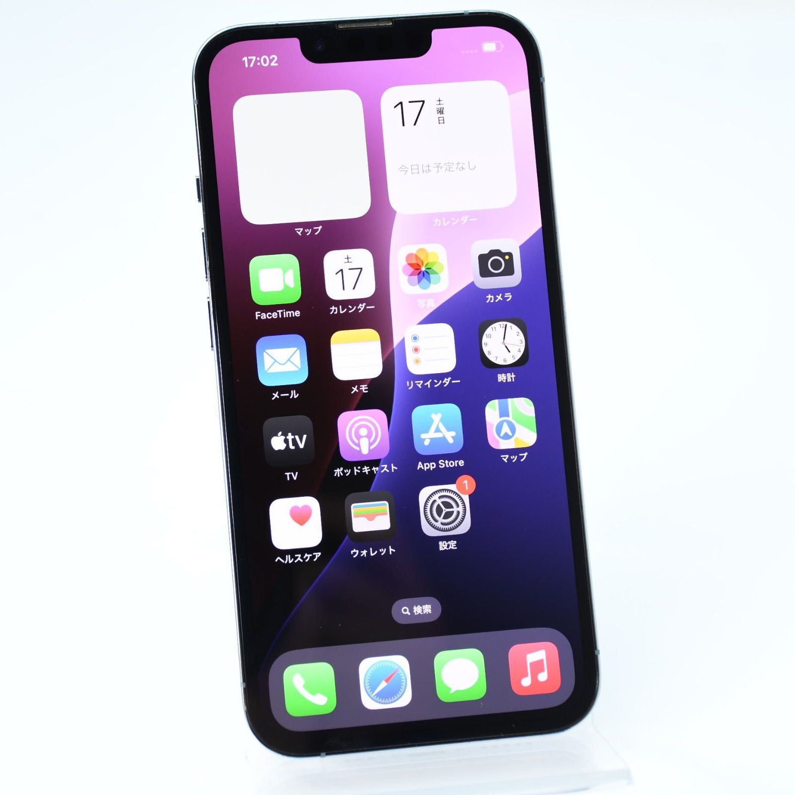 液晶美品】au SIMフリー iPhone13 Pro 128GB シエラブルー - メルカリ