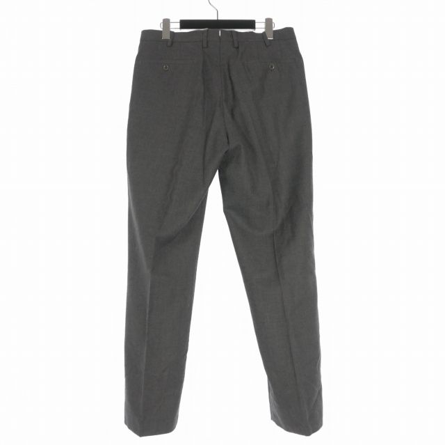 INCOTEX SUPER100's スラックスパンツ 48 ブラックグレー インコテックス INCOTEX SUPER 100's テーパードパンツ スラックス 48