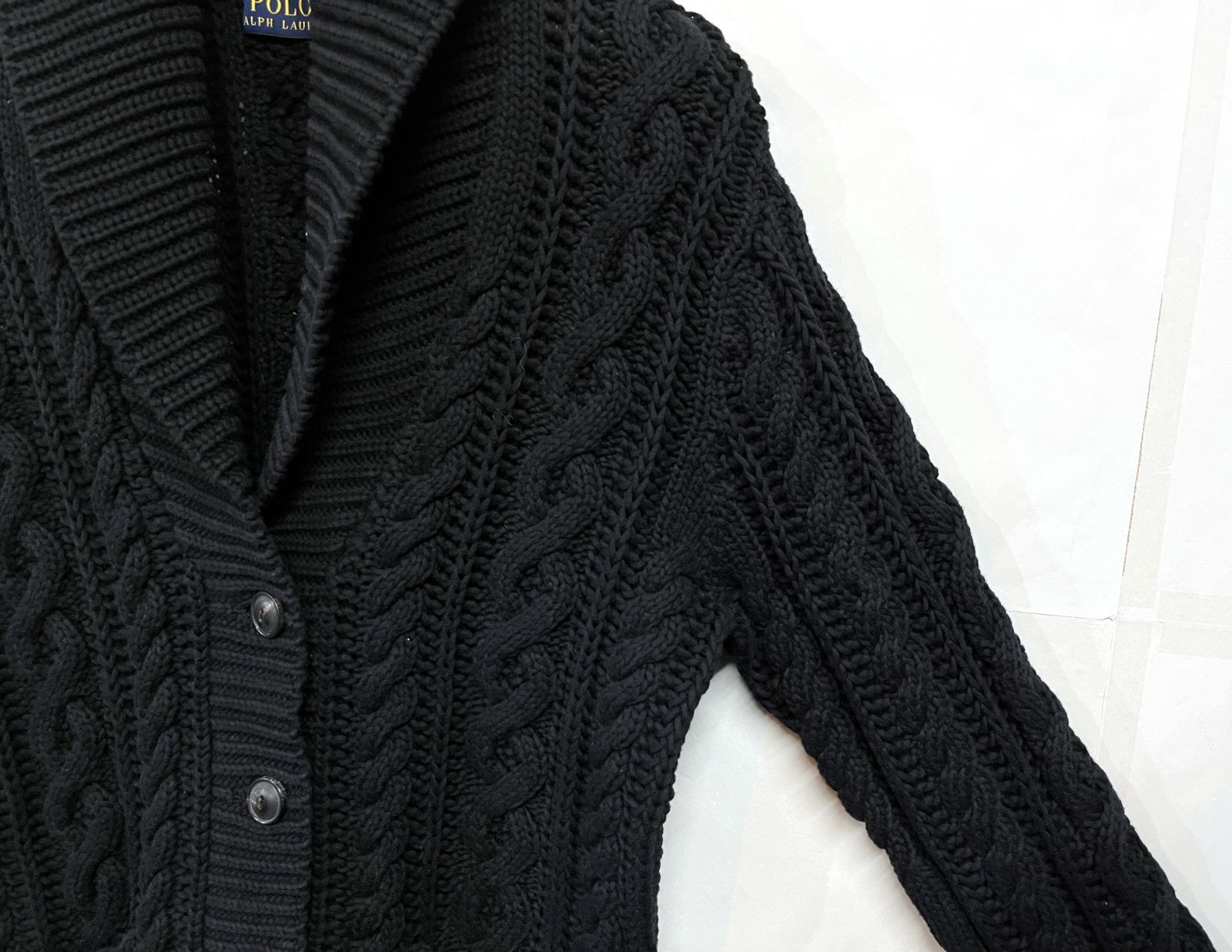 POLO RALPH LAUREN｜ポロ ラルフローレン ショールカラー ケーブル