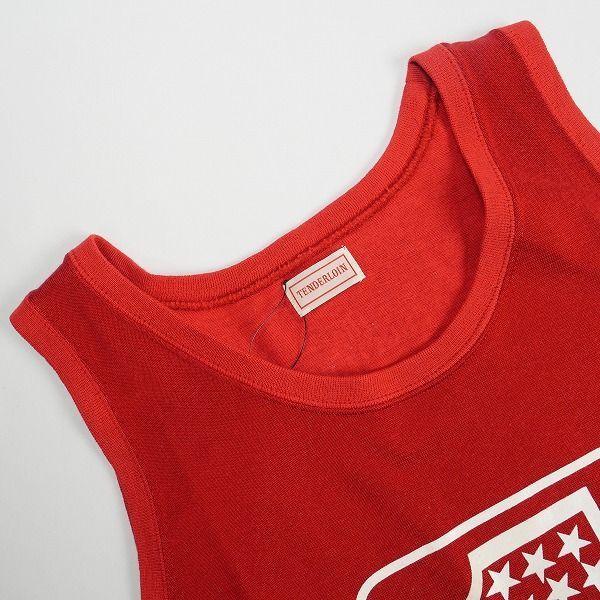 Size【L】 TENDERLOIN テンダーロイン T-TANK TOP R RED タンクトップ