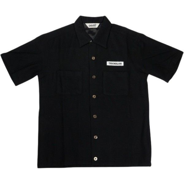 Size【M】 TENDERLOIN テンダーロイン T-WOOL SHT ANGOLA BLACK 半袖 