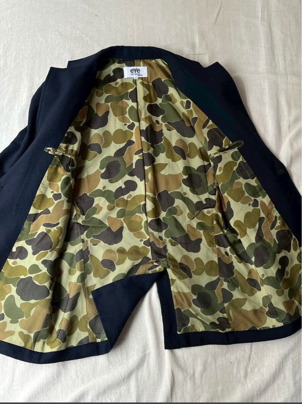 AD2016 eYe JUNYA WATANABE MAN ウール ジャケット / S ネイビー