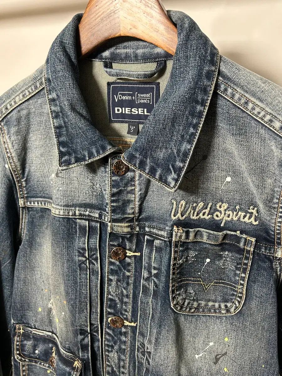 デニムジャケット DIESEL ペイント | DIESEL（ディーゼル）の「メンズ