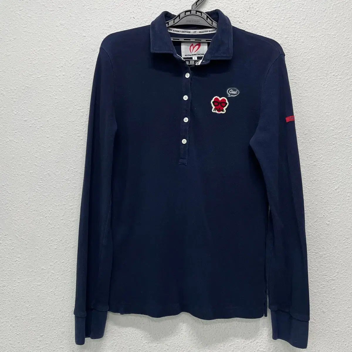 マスターバニーエディション レディース ゴルフ 長袖 PK カラ Tシャツ