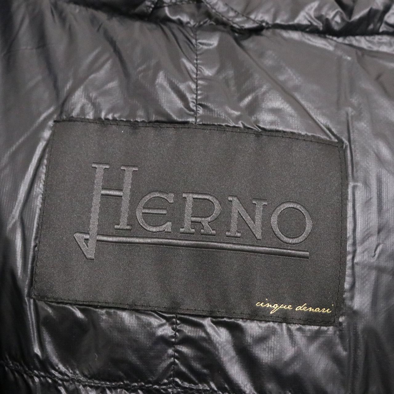 中古B】HERNO ヘルノ 46 メンズ ダウンジャケット 5 denier Nylon Down