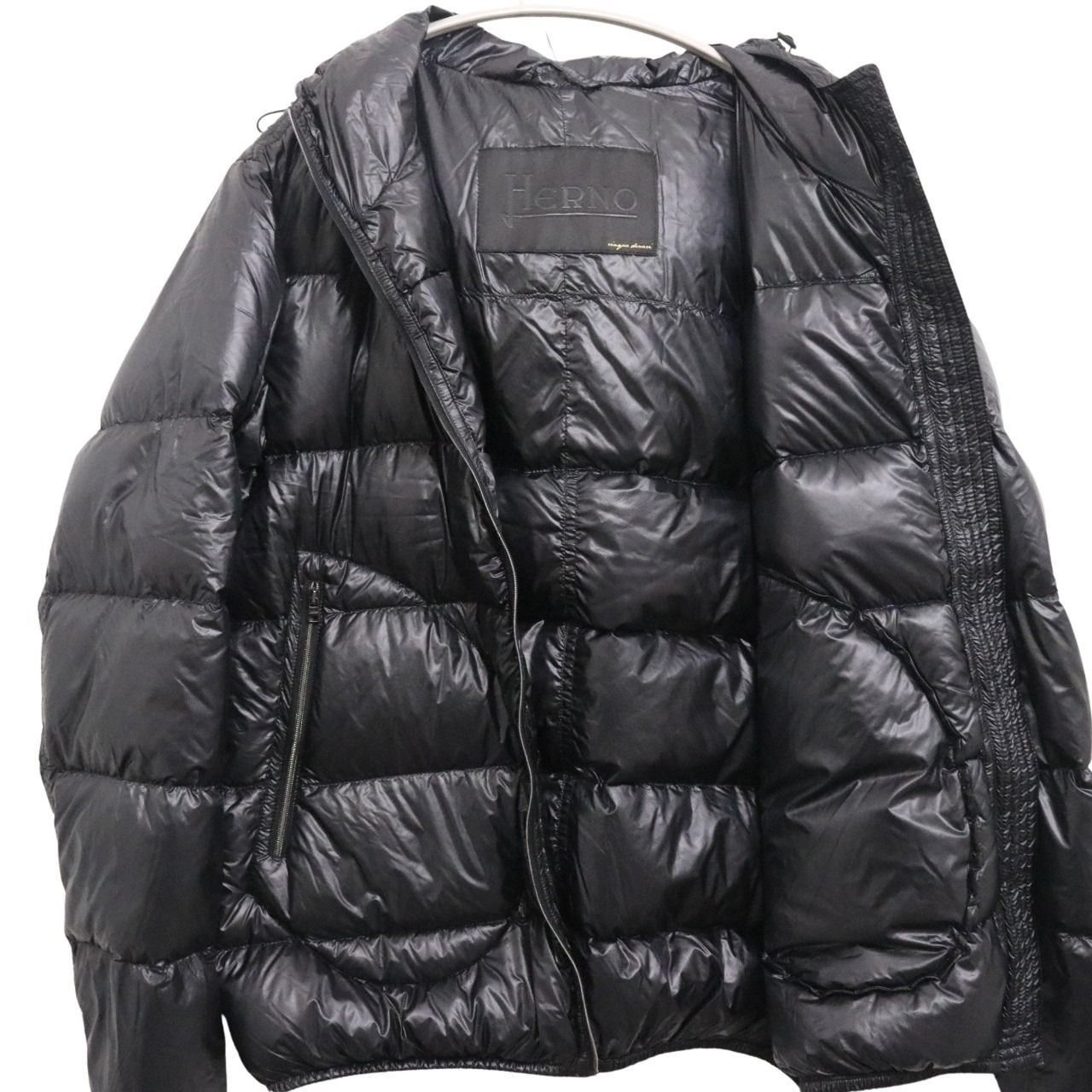 中古B】HERNO ヘルノ 46 メンズ ダウンジャケット 5 denier Nylon Down