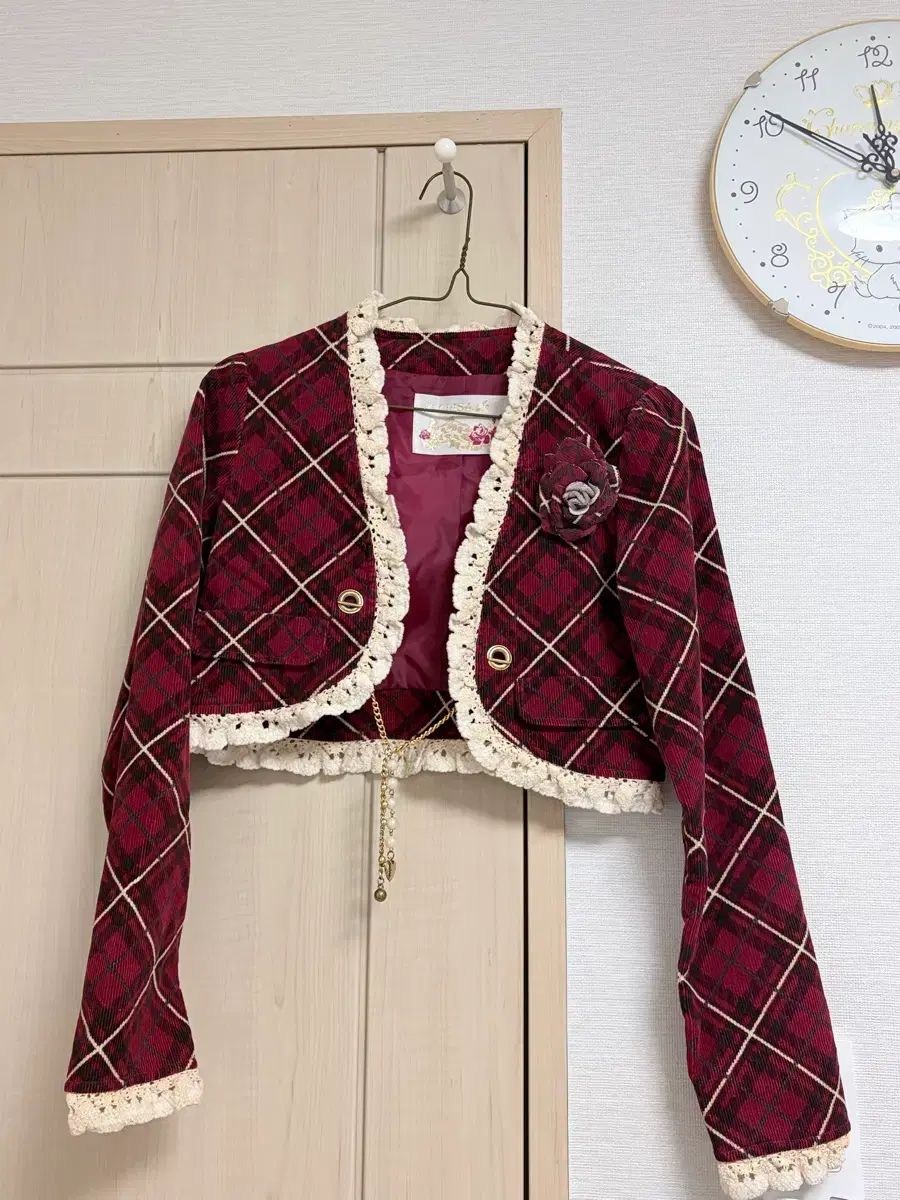 リズリサ パンク アーガイル ボレロ ジャケット
