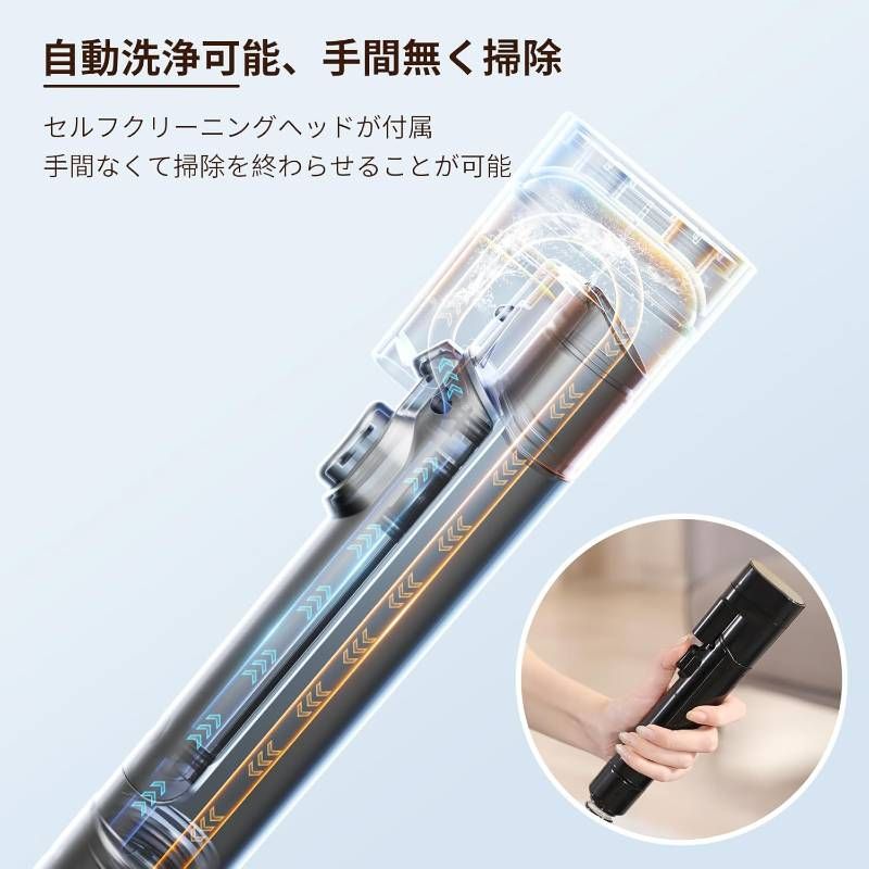 Yadea R3 カーペットクリーナー 18000Pa 超強力吸引 リンサー