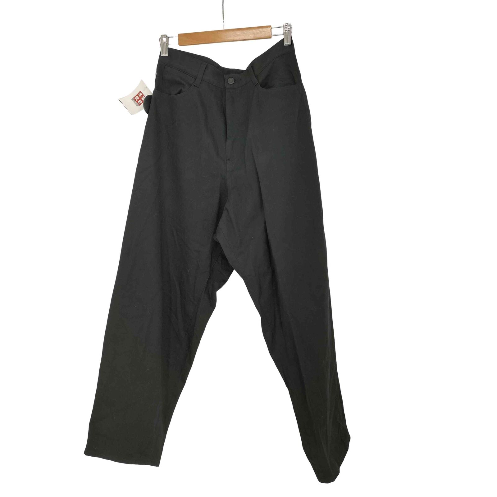 ラッドミュージシャン LAD MUSICIAN TAPERED BAGGY PANTS BLACK バギー