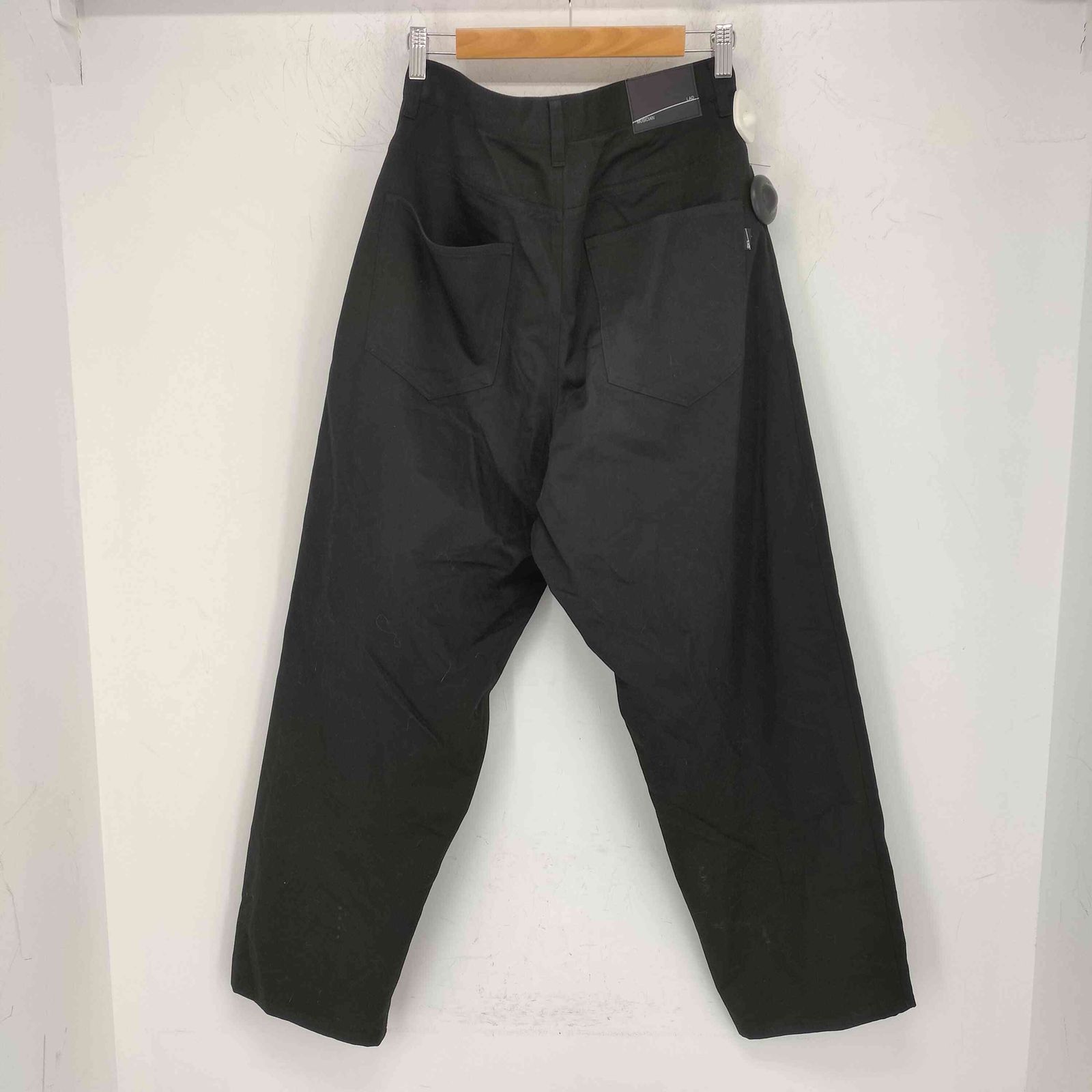 ラッドミュージシャン LAD MUSICIAN TAPERED BAGGY PANTS BLACK バギー