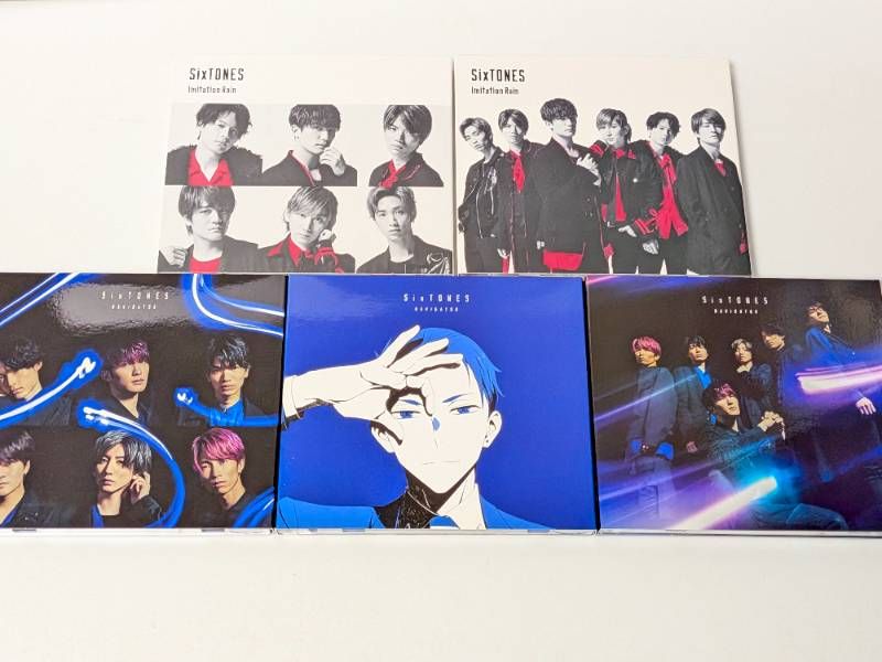 SixTONES シングル セット まとめ売り (イミレ〜わたし) Imitation Rain / D.D. | SixTONES(ストーンズ) Official web site