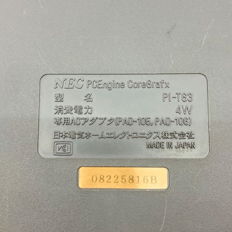 動作確認済み】NEC PCエンジンコアグラフィックス PI-TG3 コントローラ