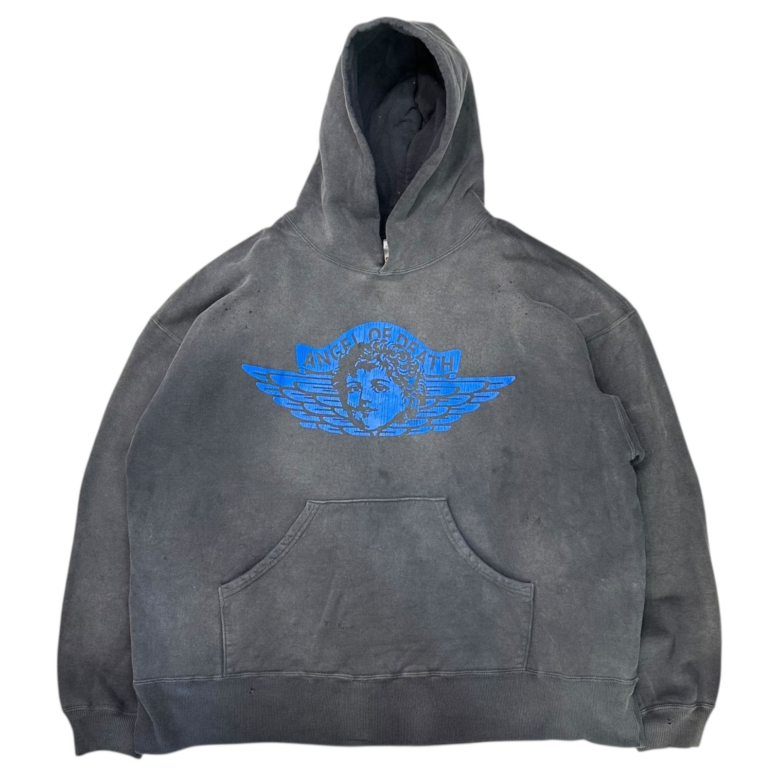 SAINT MICHAEL(セントマイケル) 25AW ANGEL HOODIE ⁄ BLACK エンジェル 