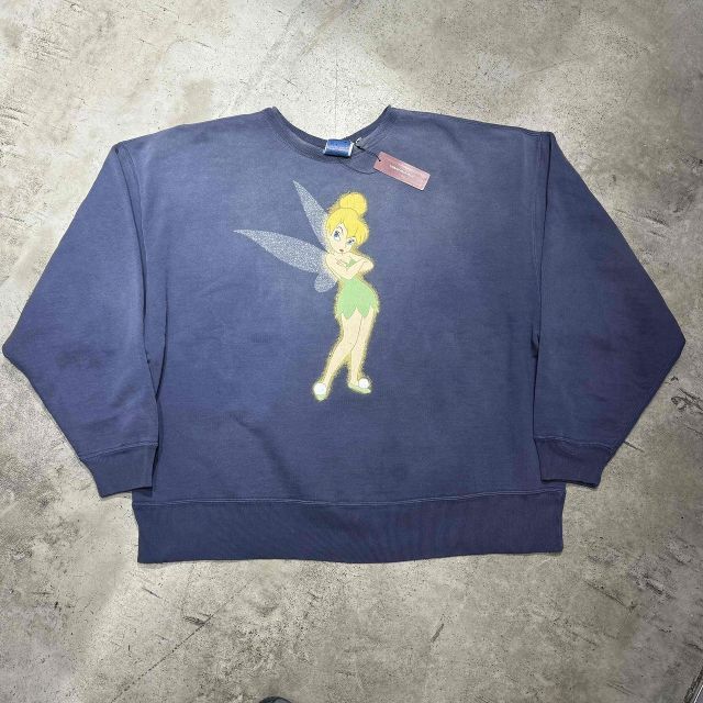 SAINT MICHAEL 26ss DSN_CRW NK SWT / TINKER BELL / NVY SIZE-XL SM