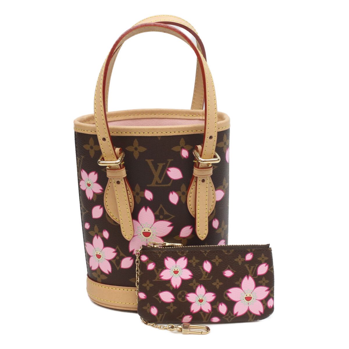 LOUIS VUITTON ルイヴィトン ×TM 村上隆 25年 M13417 ﾓﾉｸﾞﾗﾑﾁｪﾘｰﾌﾞﾛｯｻﾑ