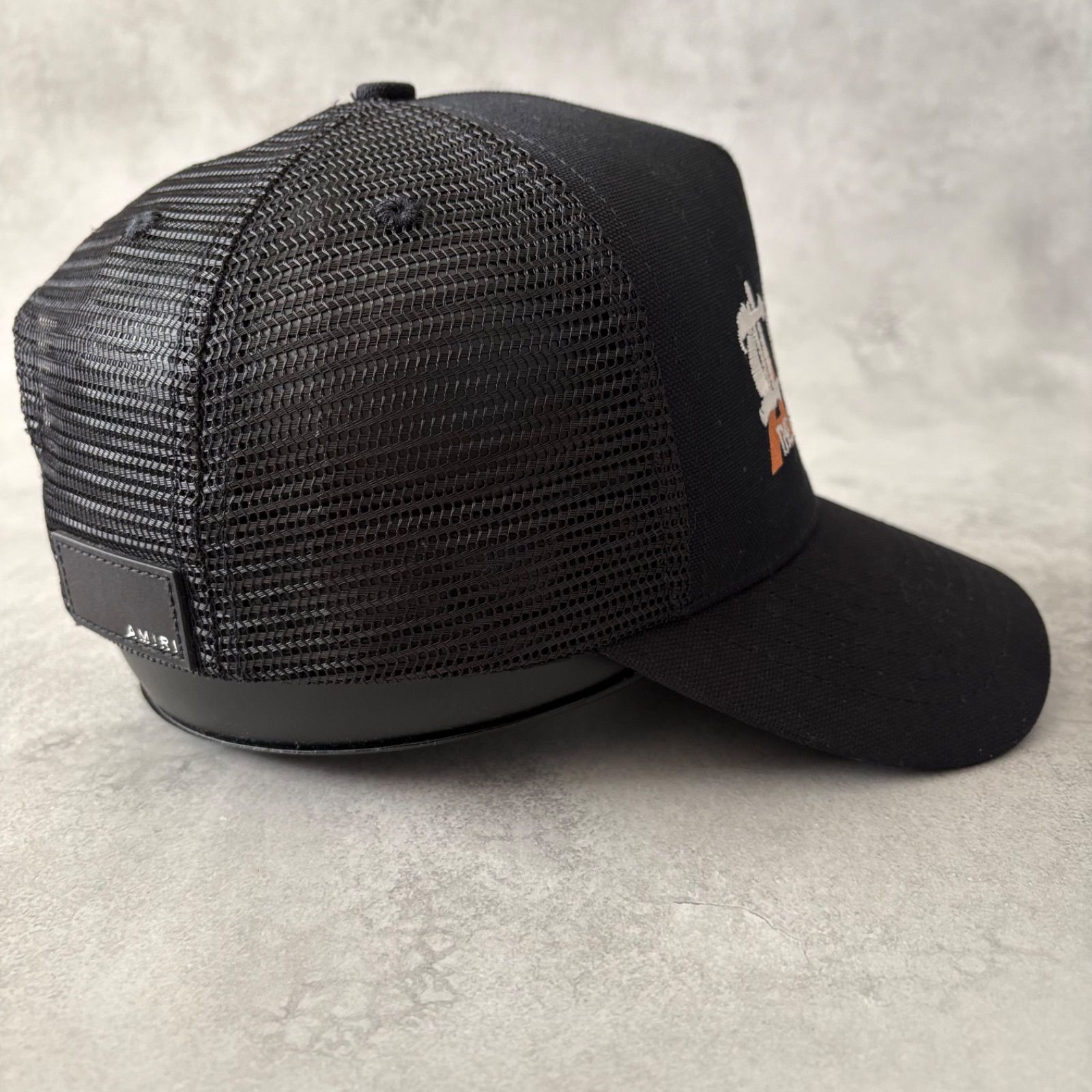 極美品 AMIRI アミリ メッシュキャップ スナップバック ブラック 黒
