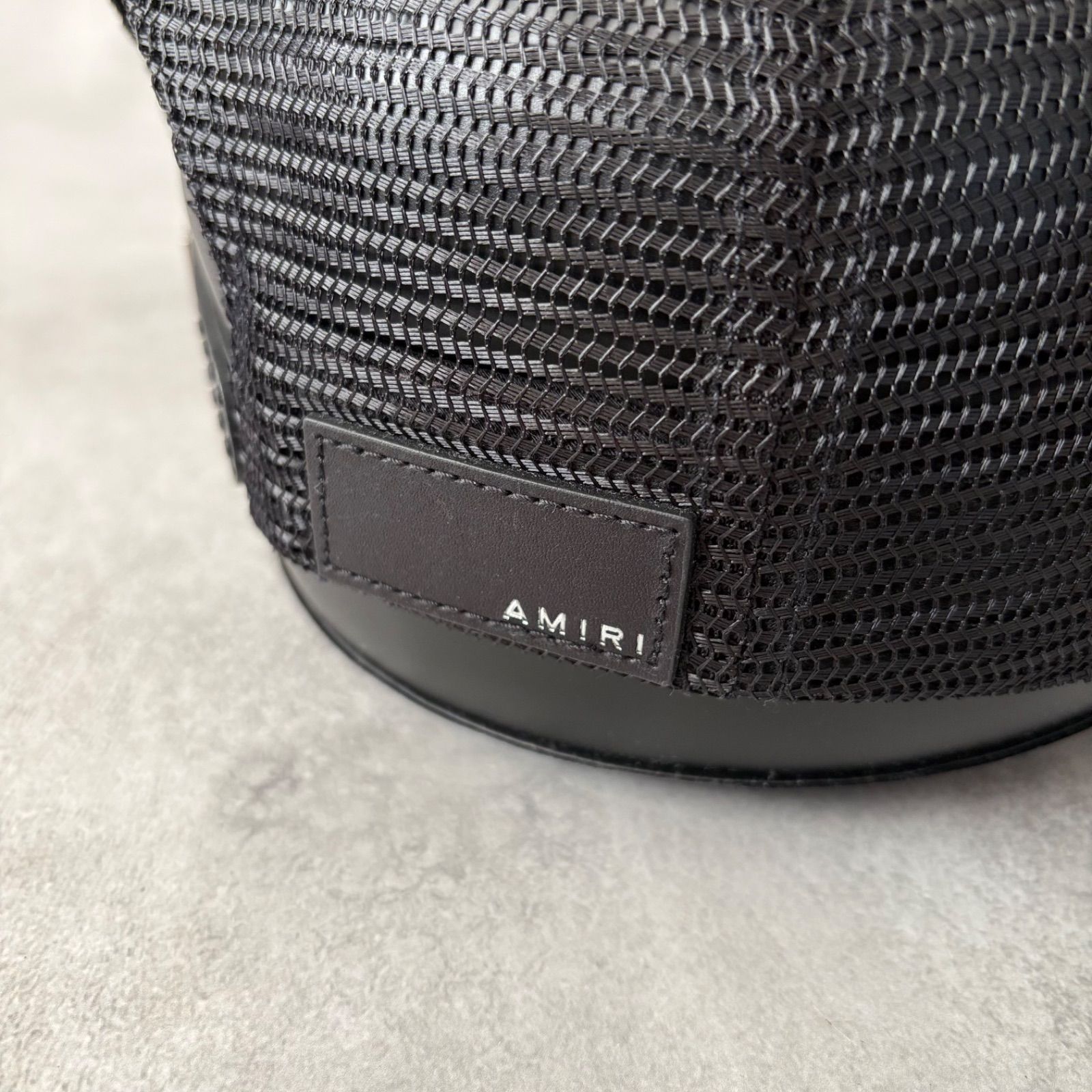 極美品 AMIRI アミリ メッシュキャップ スナップバック ブラック 黒