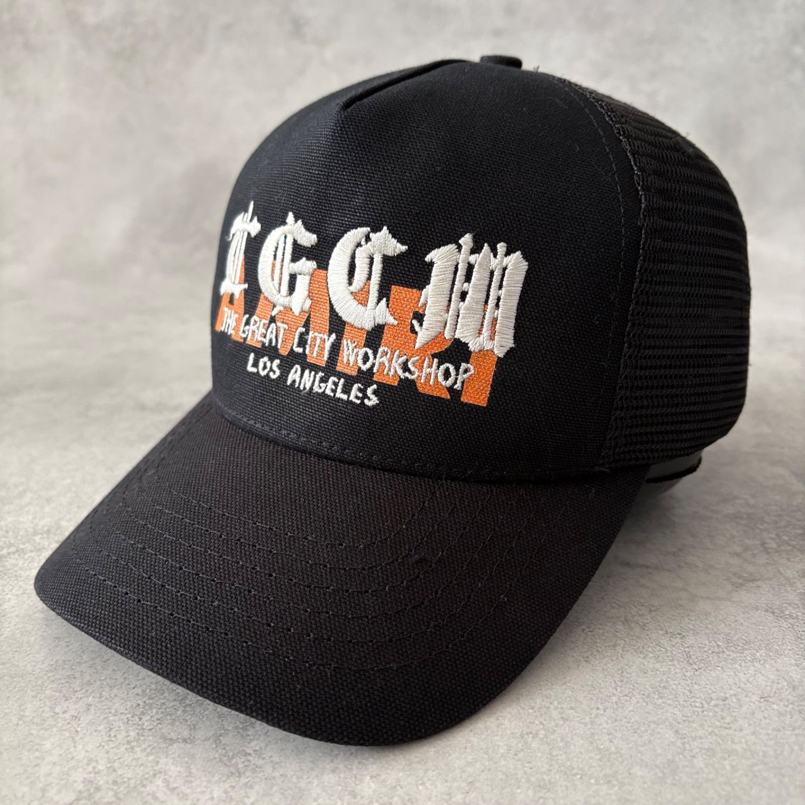 極美品 AMIRI アミリ メッシュキャップ スナップバック ブラック 黒