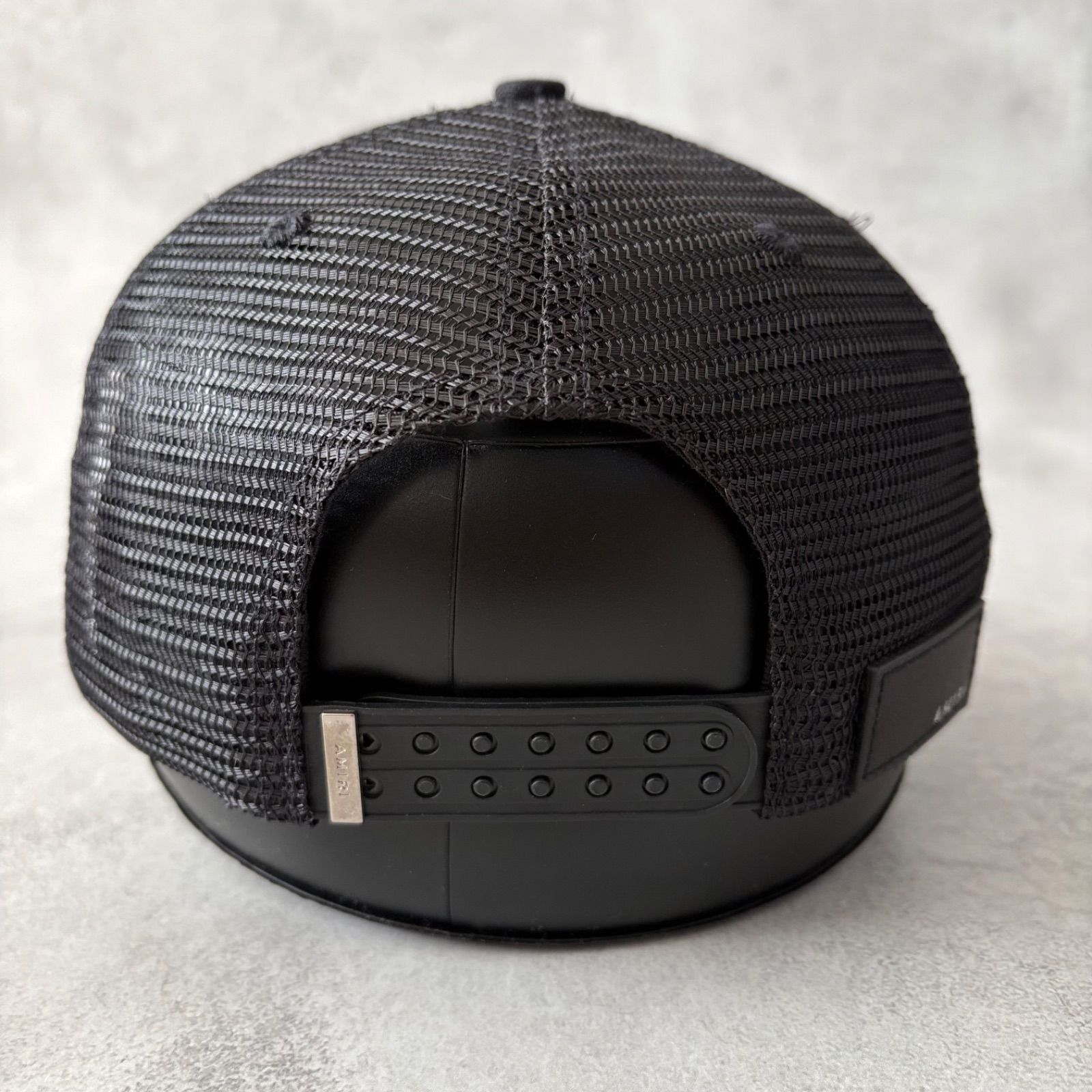 極美品 AMIRI アミリ メッシュキャップ スナップバック ブラック 黒