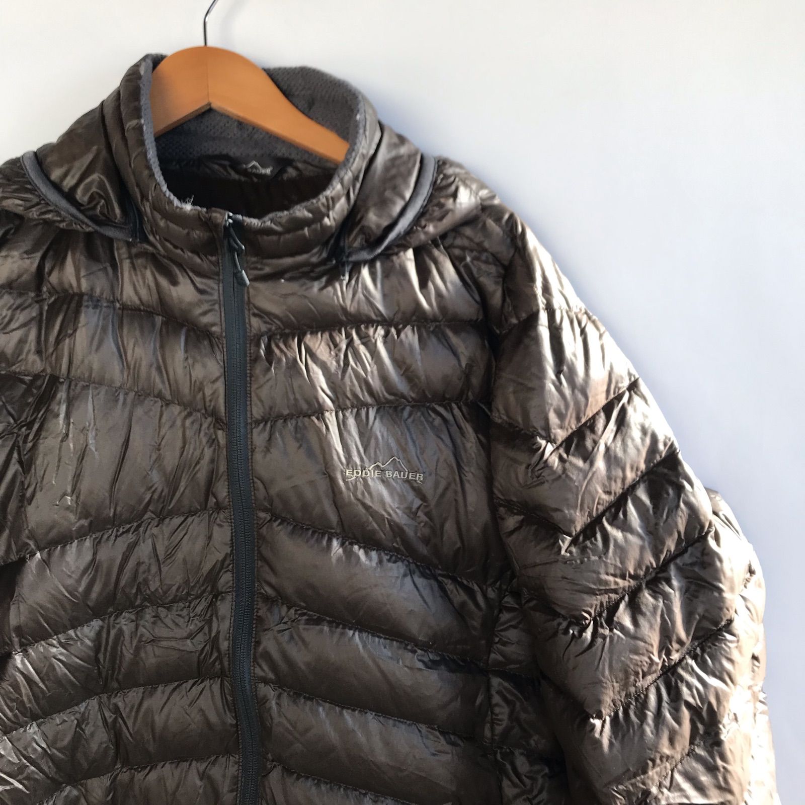 00s Eddie Bauer EB900 ドローコート ダウンジャケット メンズ XL 