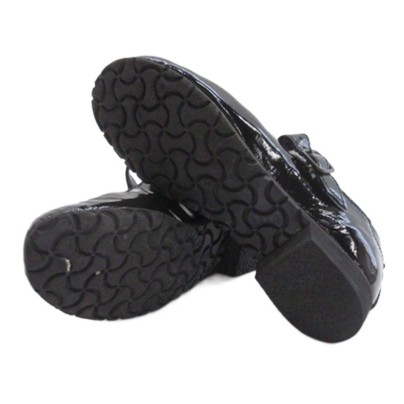 ナカムラ nakamura エナメル Tストラップ シューズ ブラック □TC